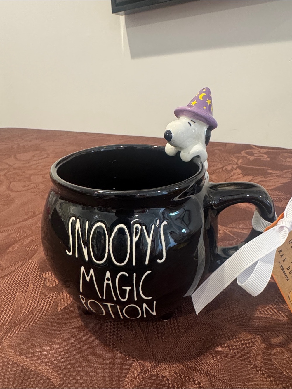 🎃🧙Rae Dunn Black Ceramic Cauldron Mug